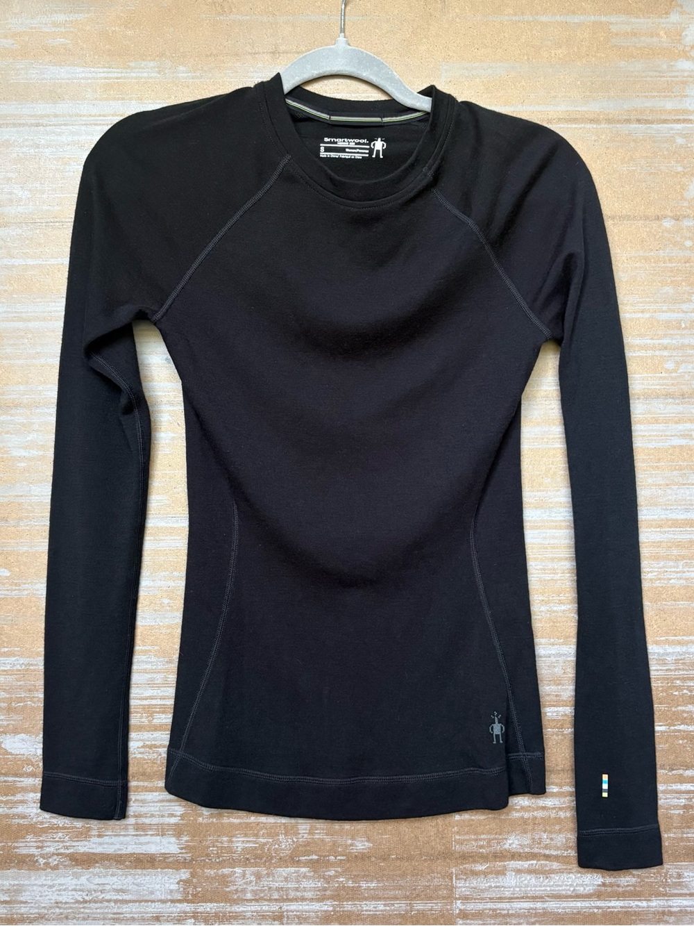 Smartwool Merino 250 Base Layer Long Sleeve Top Black Outdoor Womens S